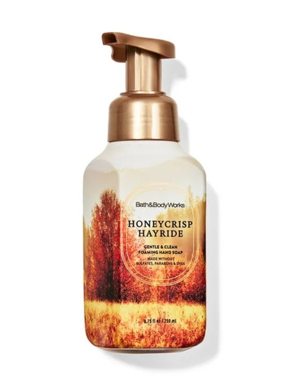 Bath & Body Works Honeycrisp Hayride Foaming Hand Soap - Copper & Golden Brown